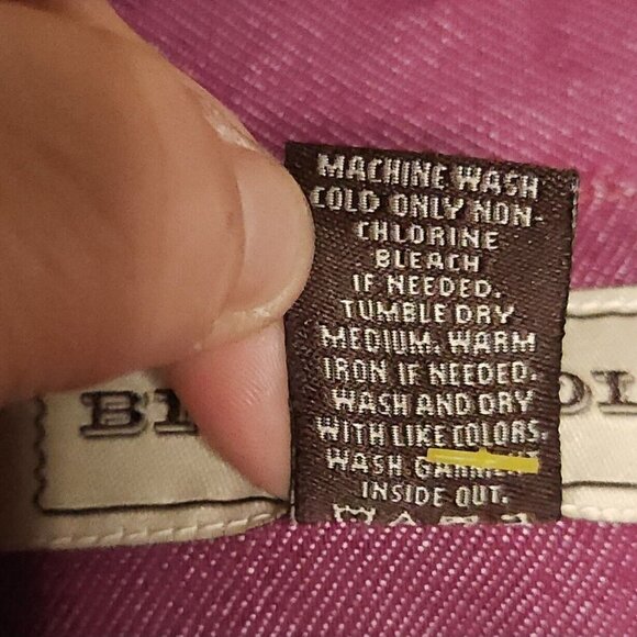 Bit & Bridle Plus Berry Purple Western Button Down 3XL - Picture 5 of 5